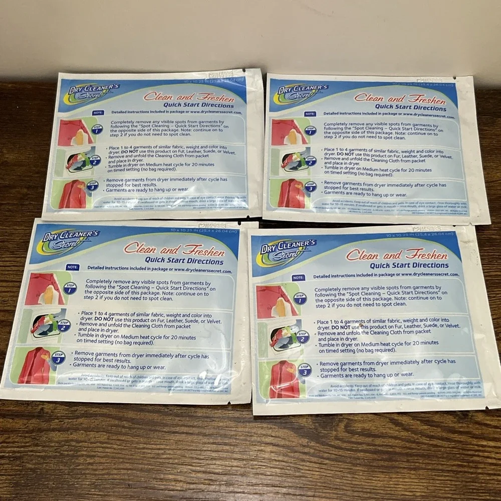 Dryel Fabric Care Starter Kit Open Box 1 Missing And 4 Dry Cleaners Secret 2003